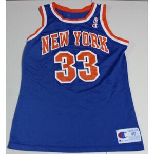 NBA Basketball Vintage New York Knicks Patrick Ewing #33 Jersey Sz: 40 Champion